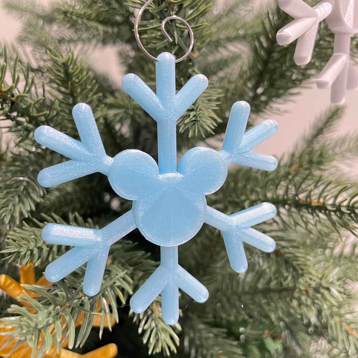 Mouse Snowflake Ornament