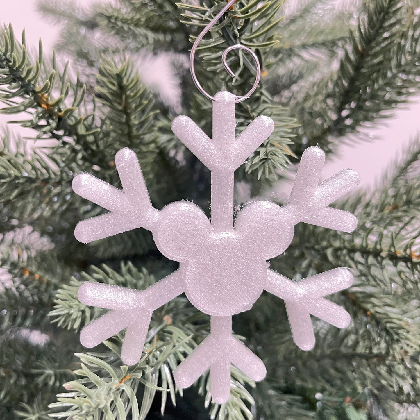 Mouse Snowflake Ornament