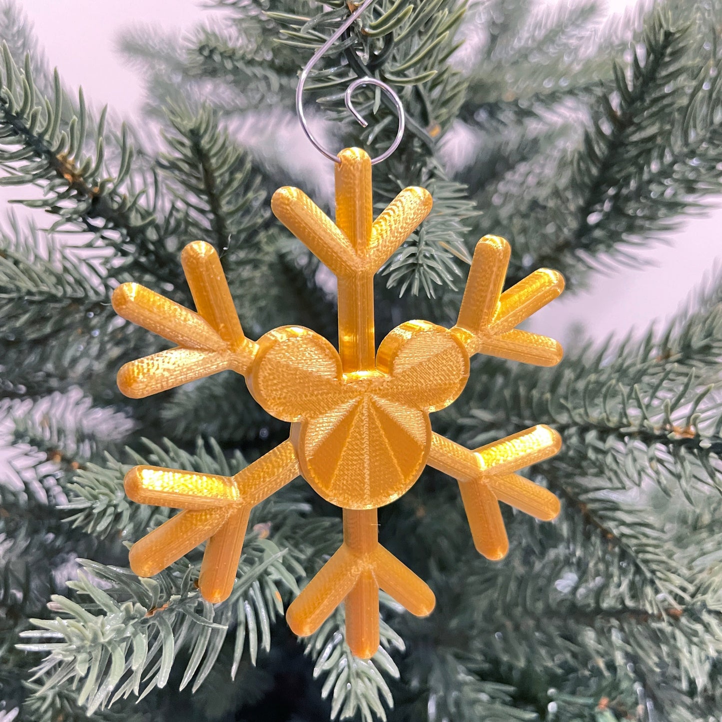 Mouse Snowflake Ornament