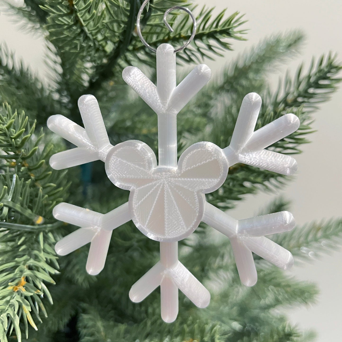 Mouse Snowflake Ornament