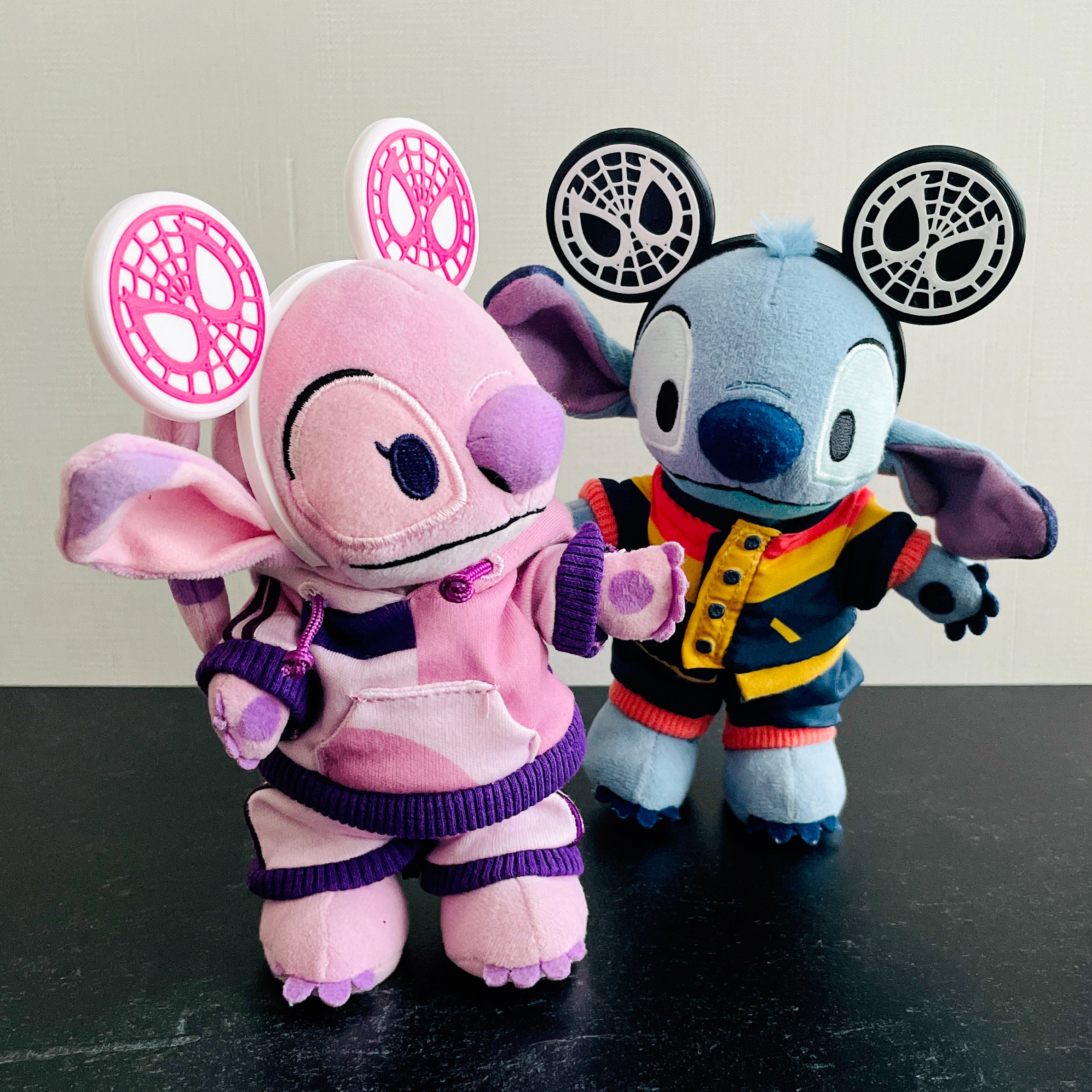 Spider-Gwen & Venom Mouse Ears for NuiMO & Labubu Plush