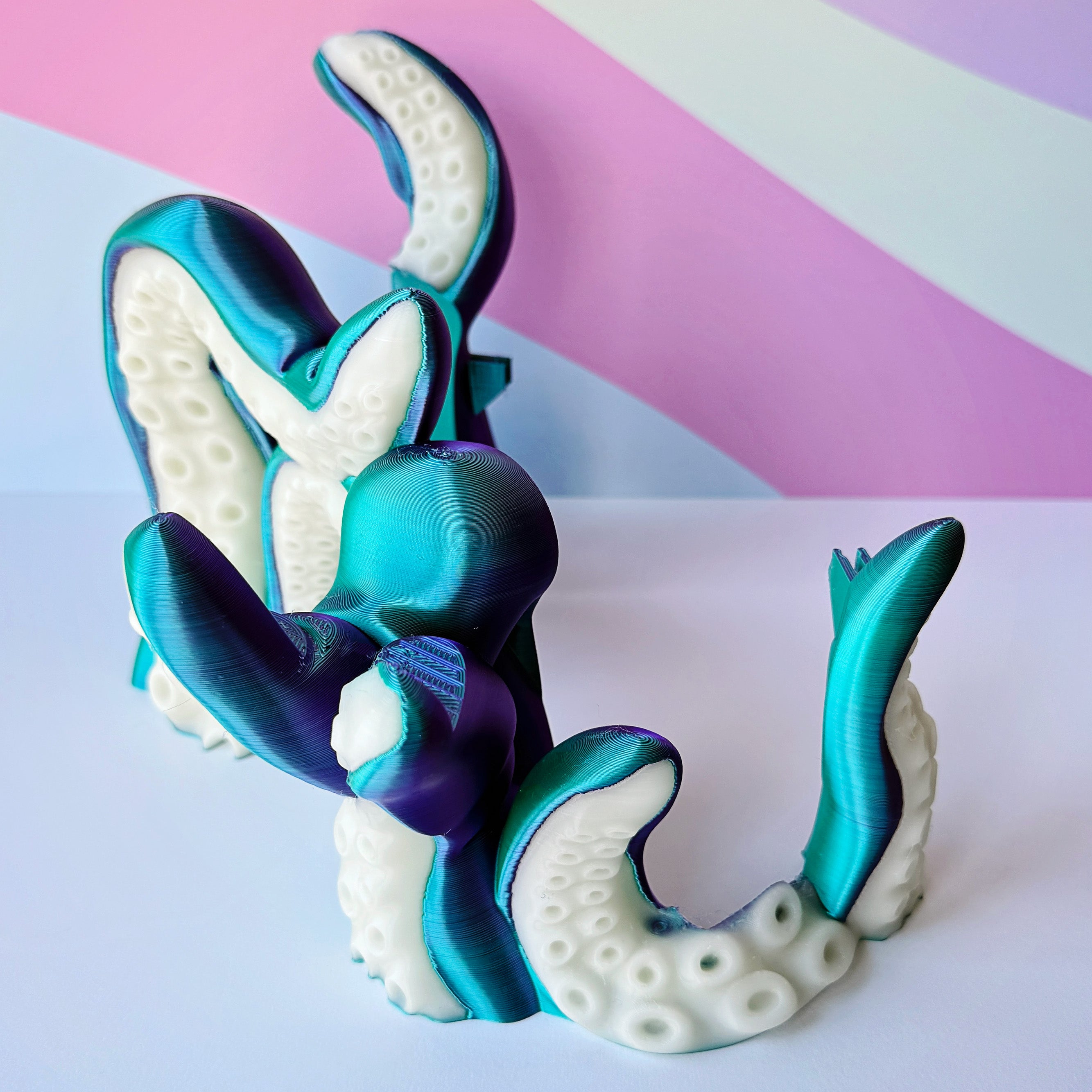 Switch 2 Tentacle Dock Organizer - 3D Printed Controller Stand with Cable Management