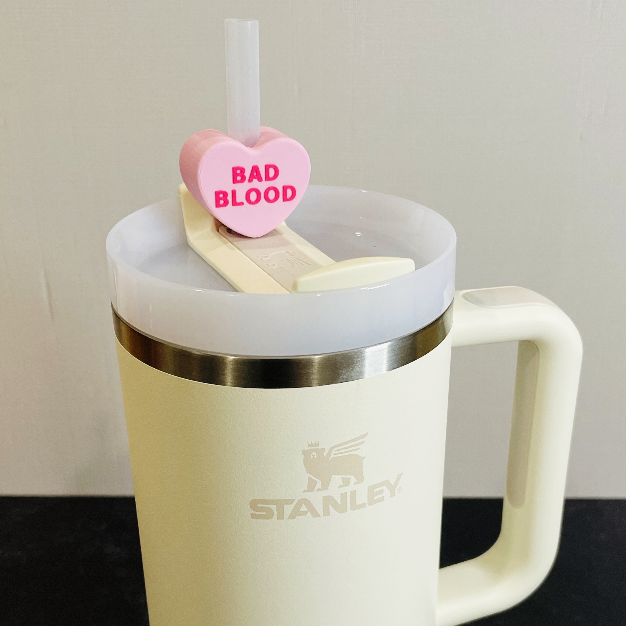 Conversation Heart Straw Toppers-Taylors Version