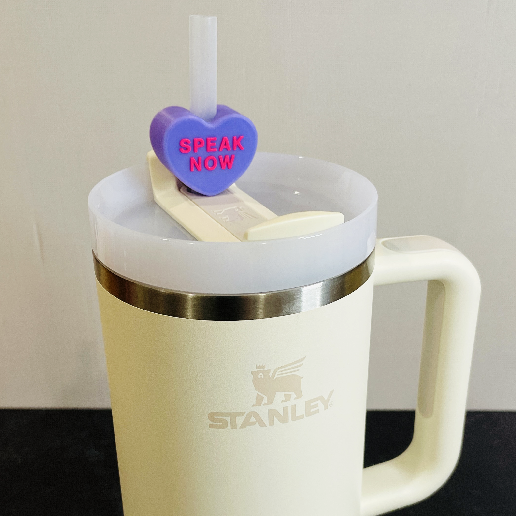 Conversation Heart Straw Toppers-Taylors Version