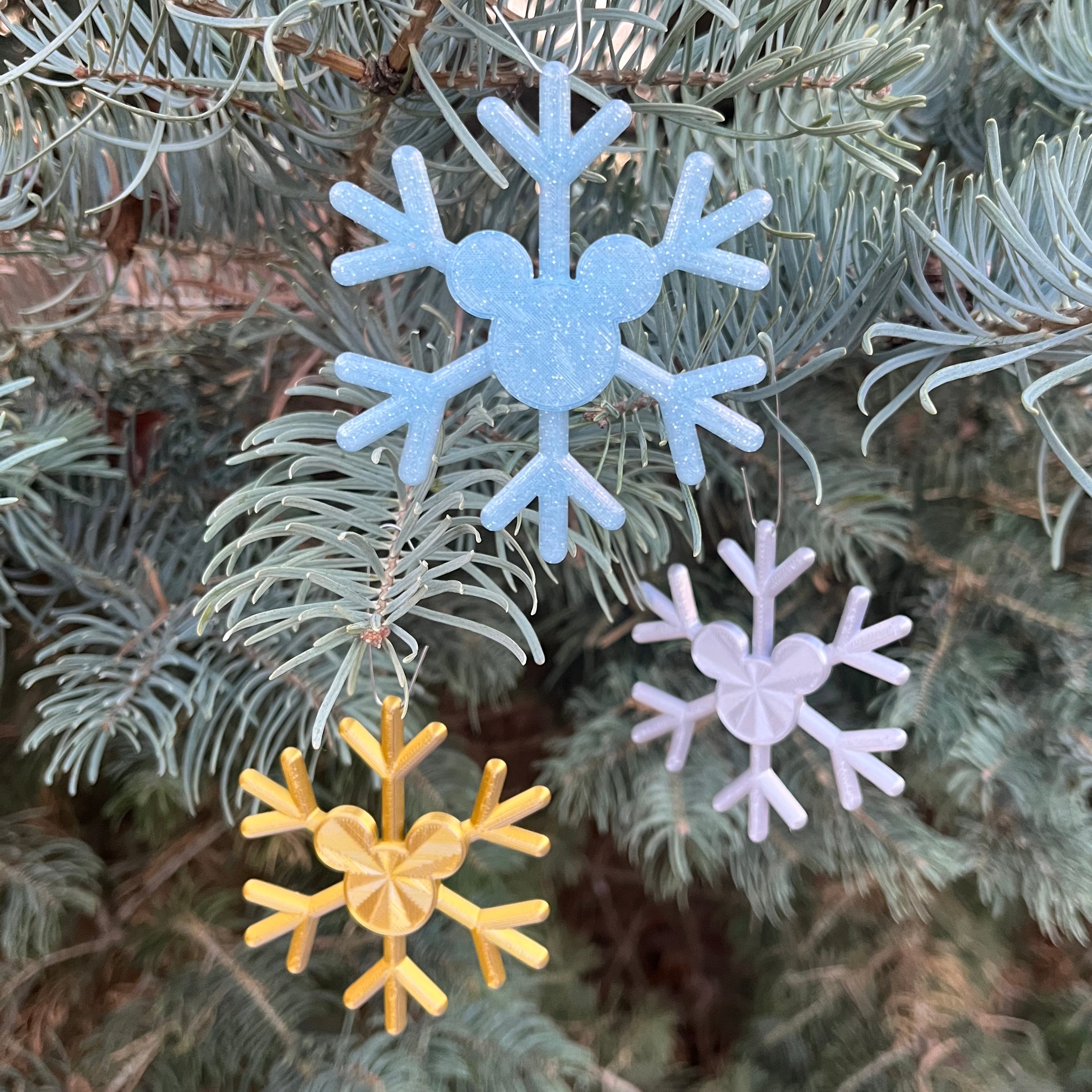 Mouse Snowflake Ornament