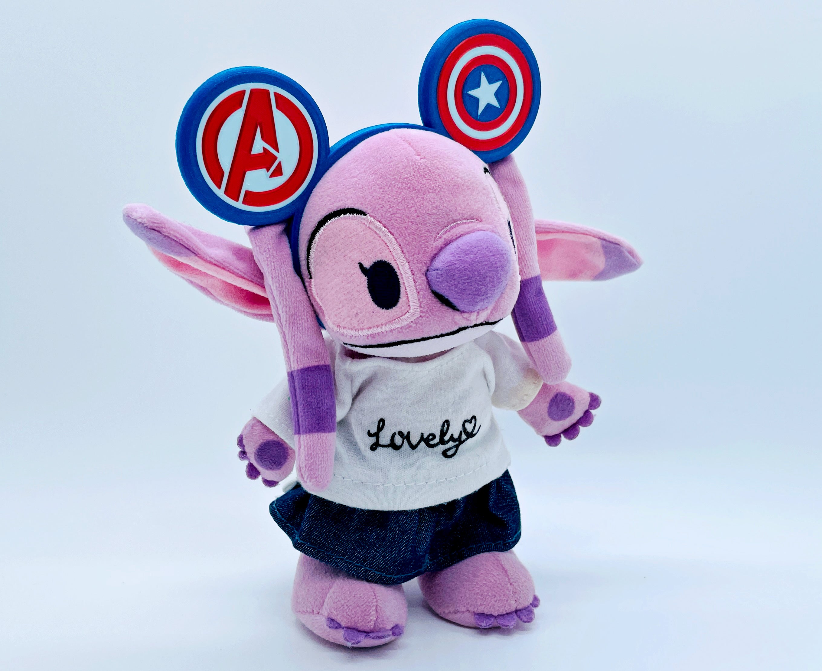 Avengers-Inspired Plush Ears Headband – Fits NuiMO & Labubu