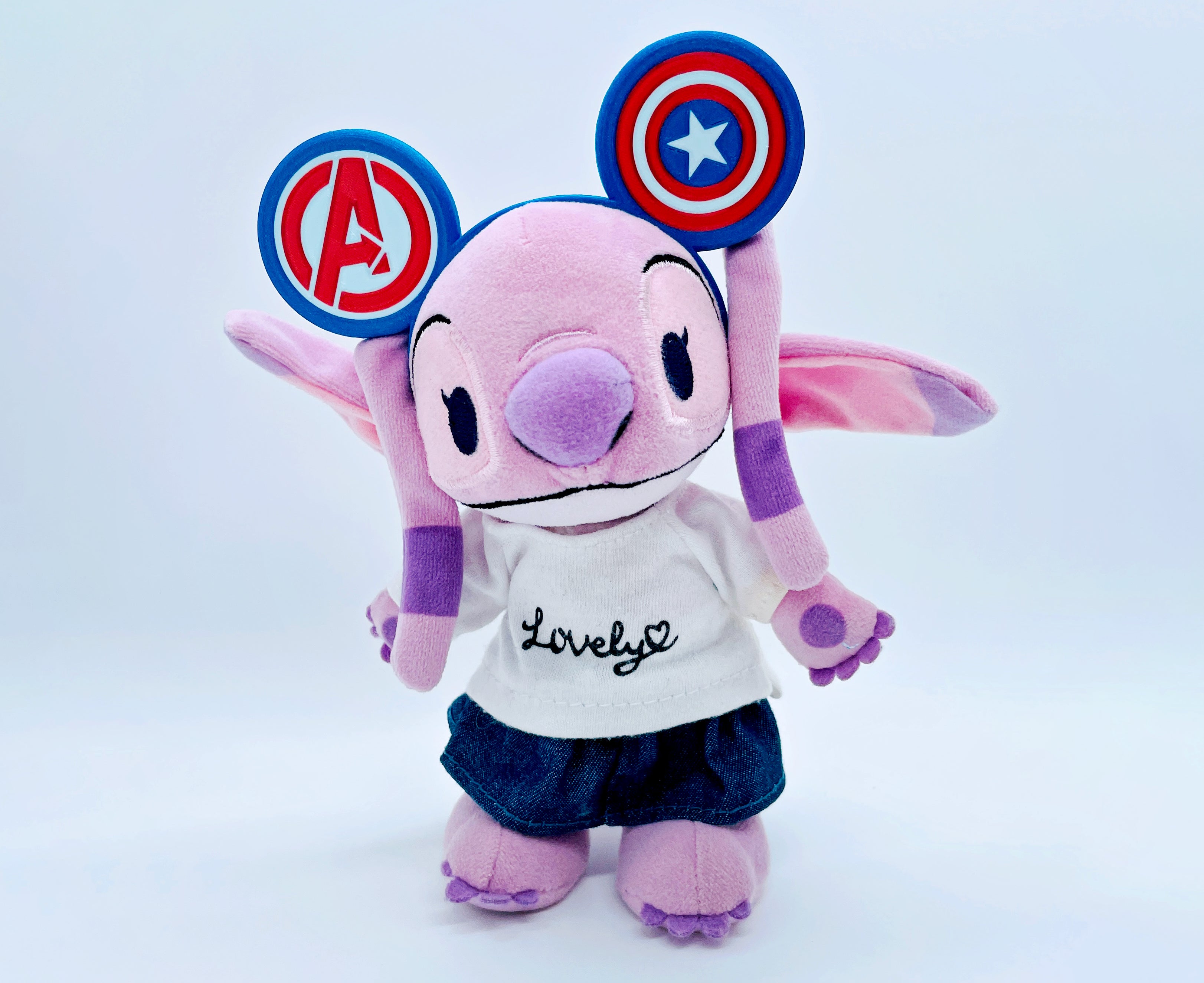 Avengers-Inspired Plush Ears Headband – Fits NuiMO & Labubu