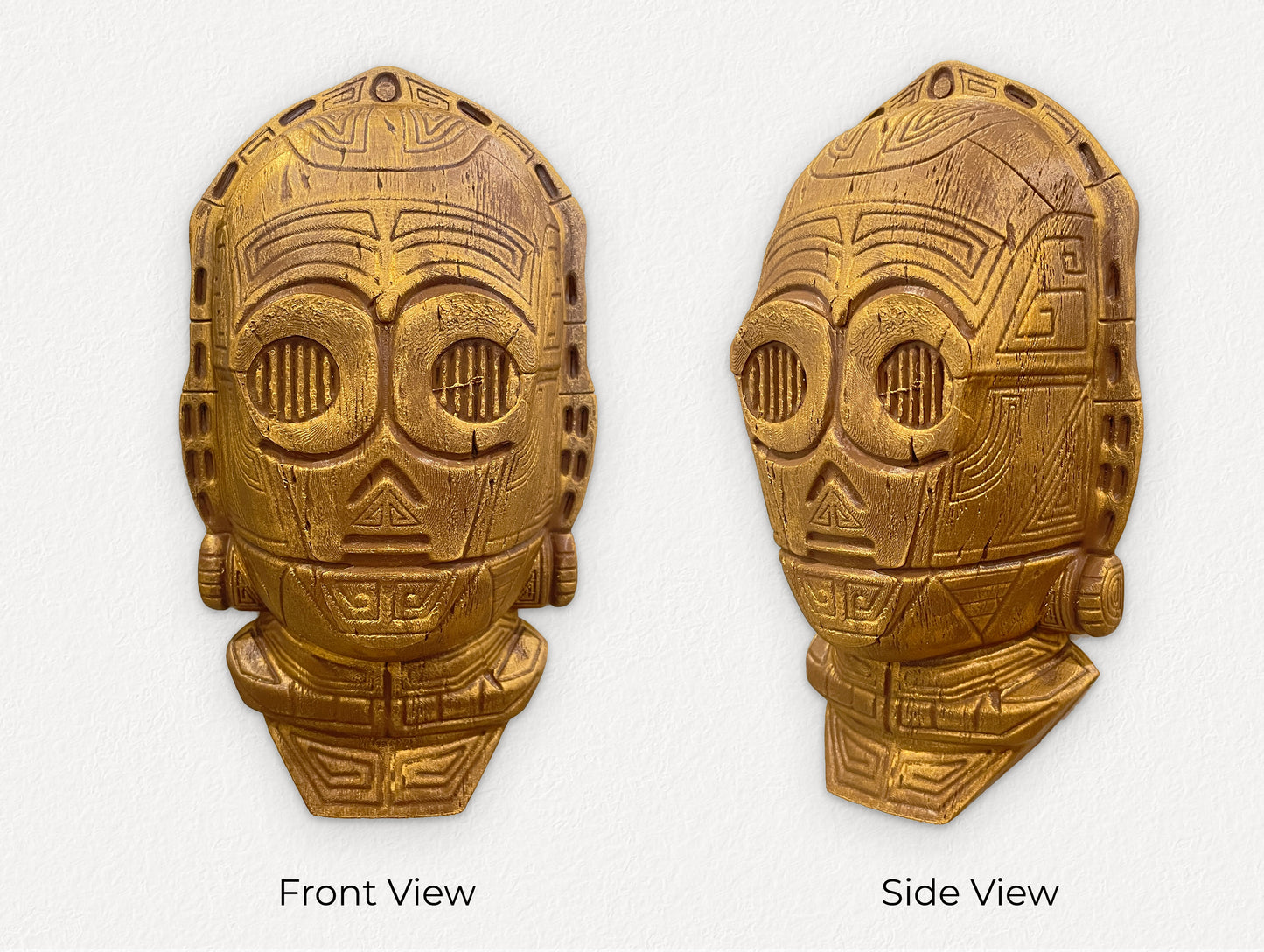 Star Wars & Marvel Themed Tiki Head Pieces.