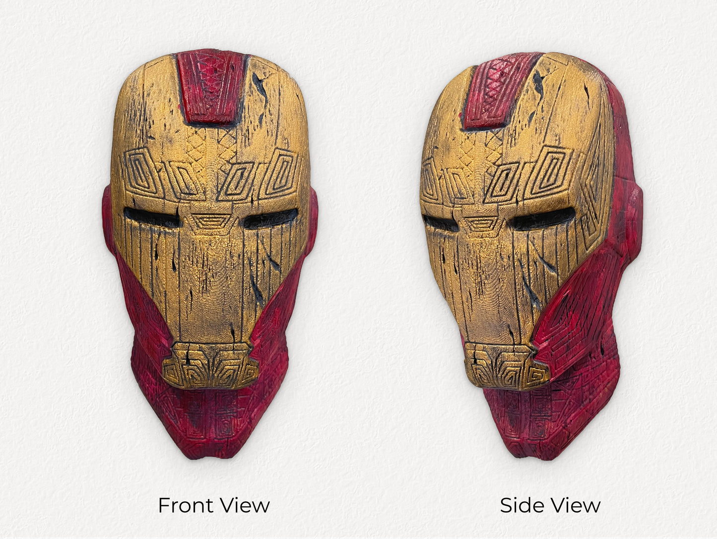 Star Wars & Marvel Themed Tiki Head Pieces.