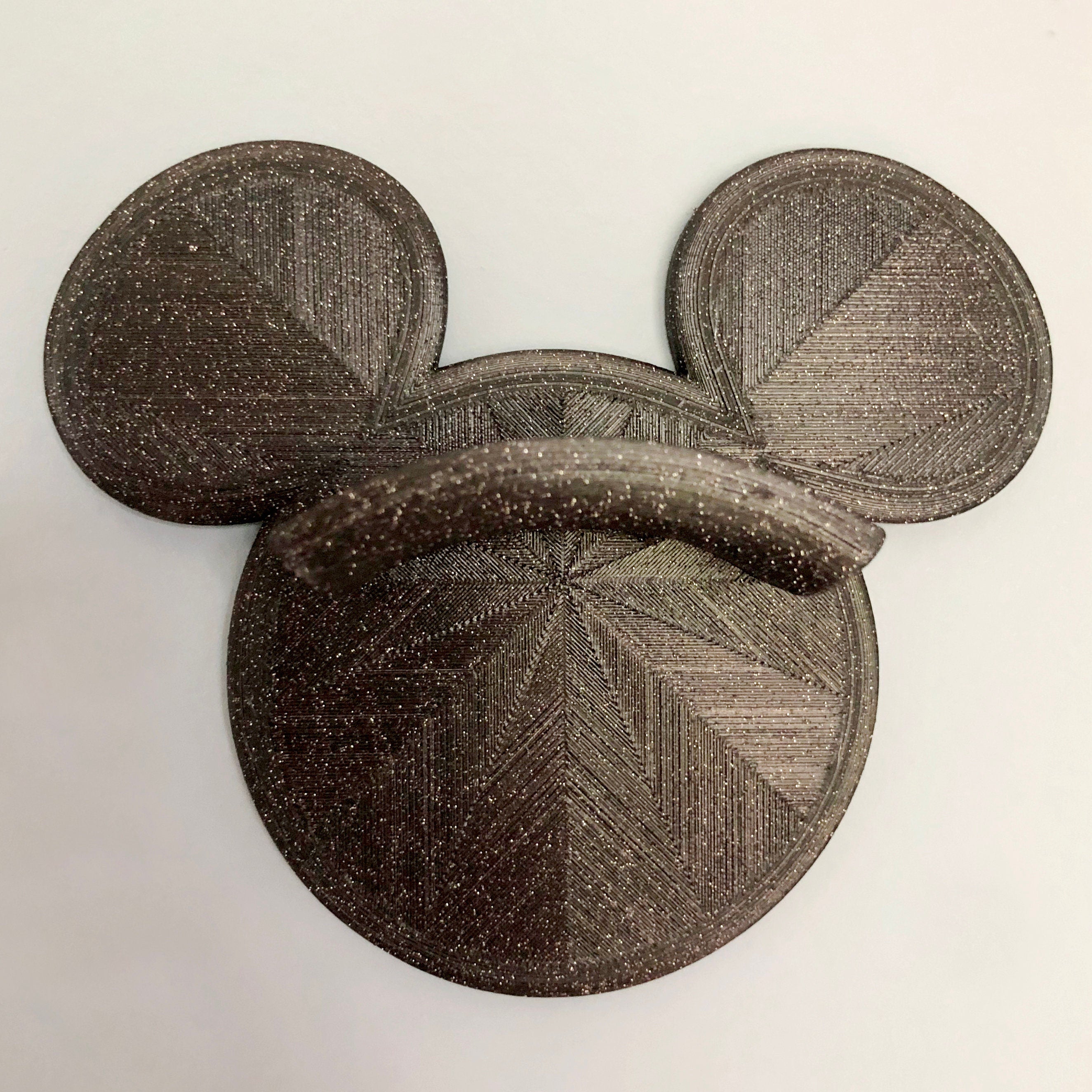 Mouse Head Wall Hook for Backpacks, Hats and Headbands - Flush Mount