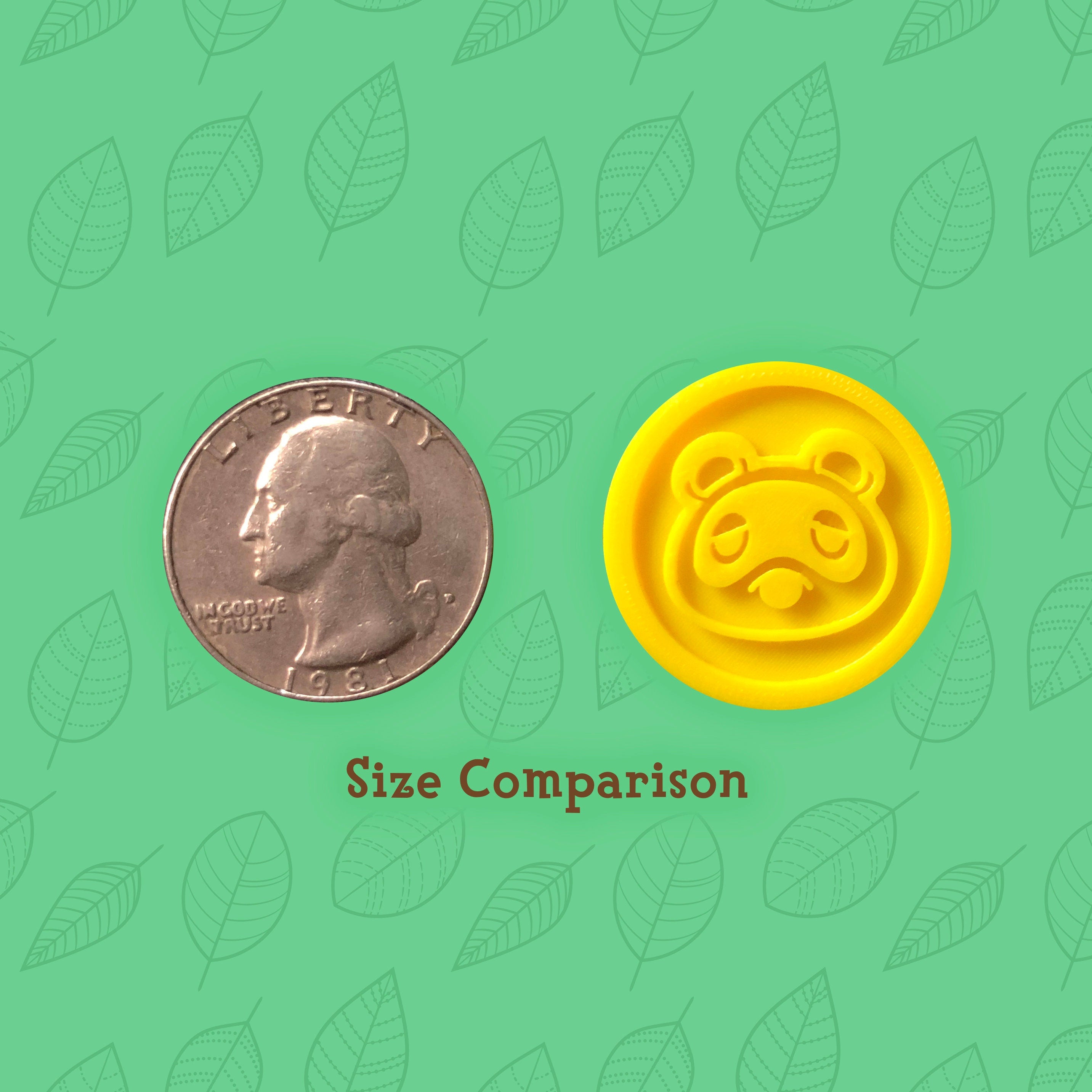 Animal Crossing Replica Coins - Tom Nook Bell