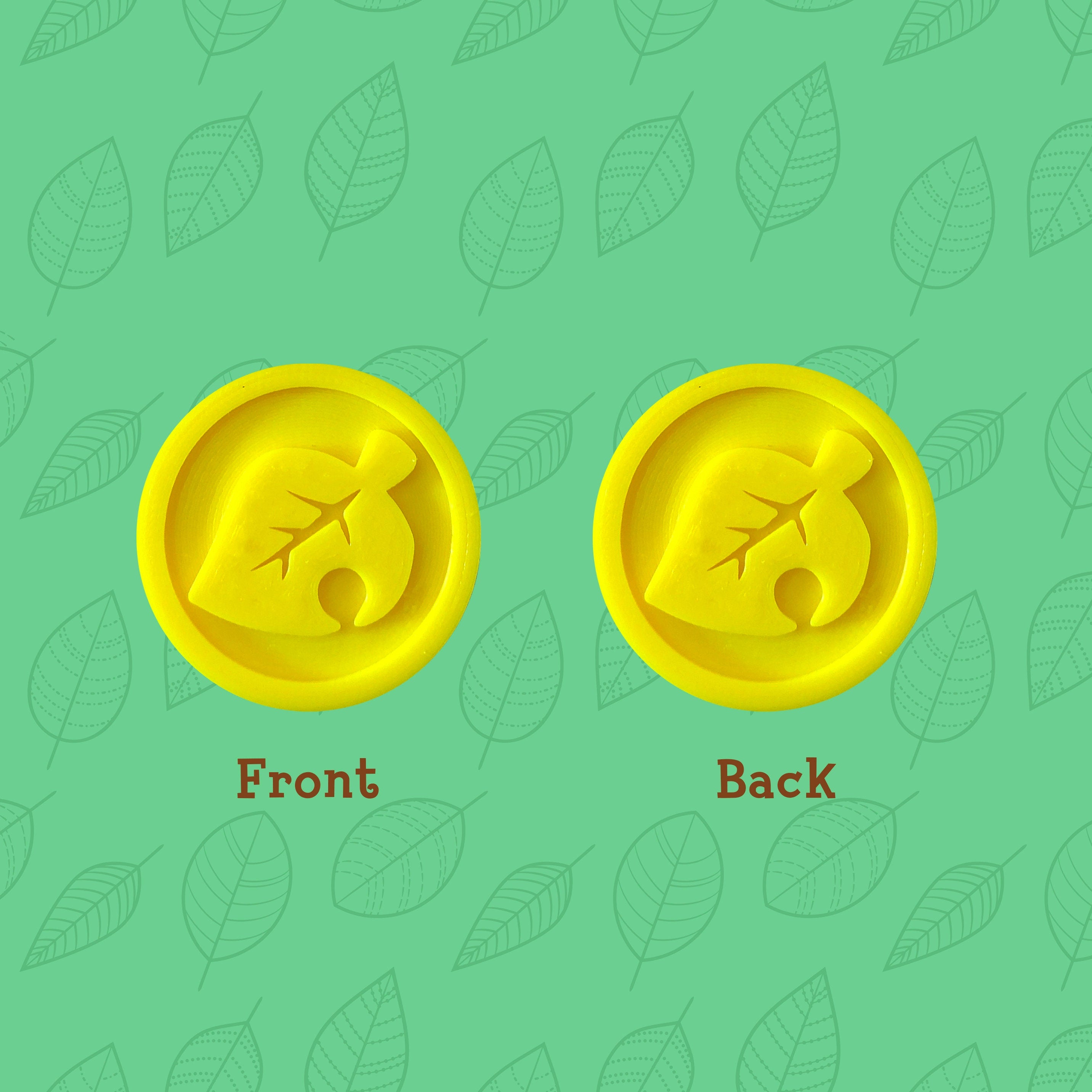 Animal Crossing Replica Coins - Leaf Icons