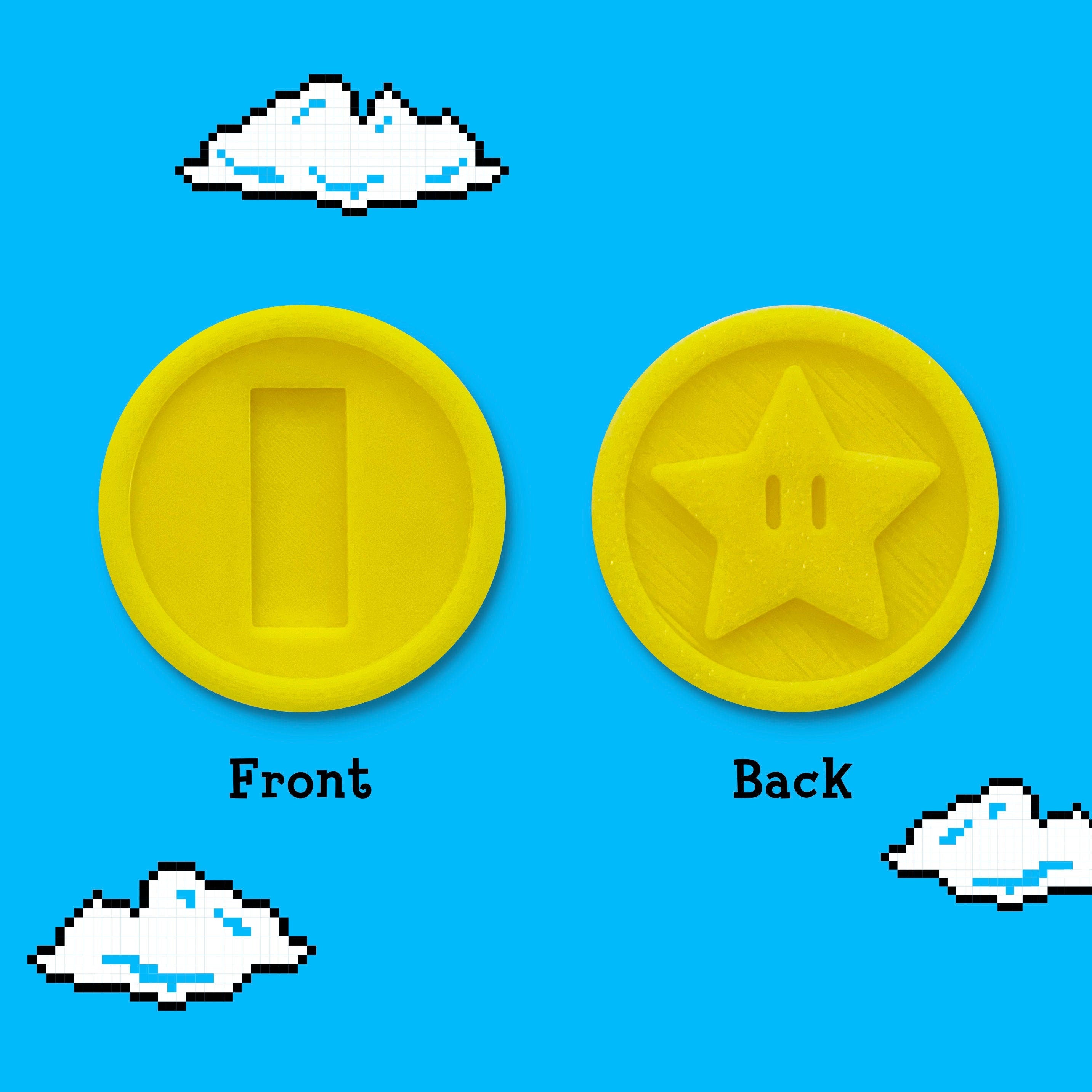 Mario Replica Coins for Cosplay, Party Favors