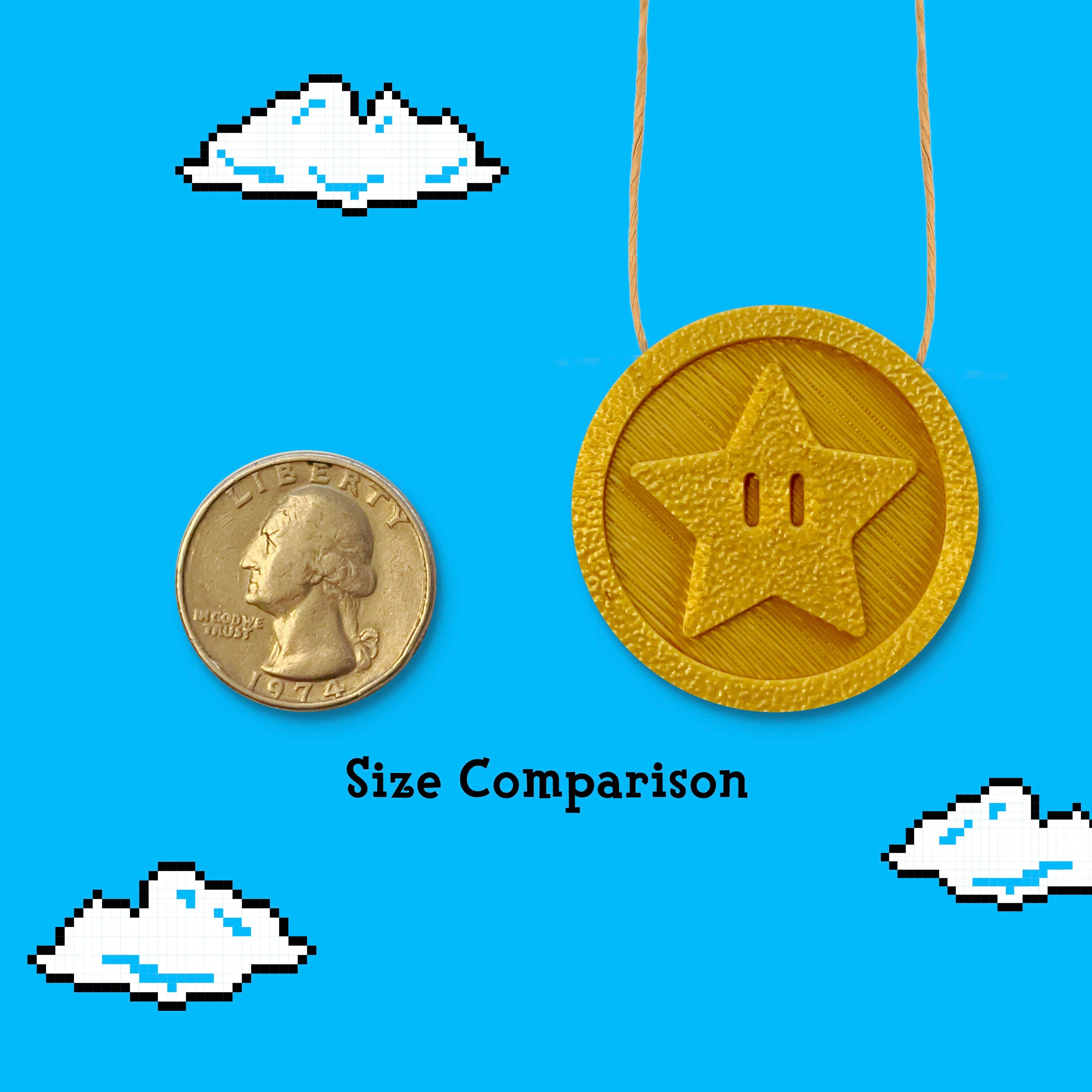 Mario Replica Coins for Garland, DYI Charms