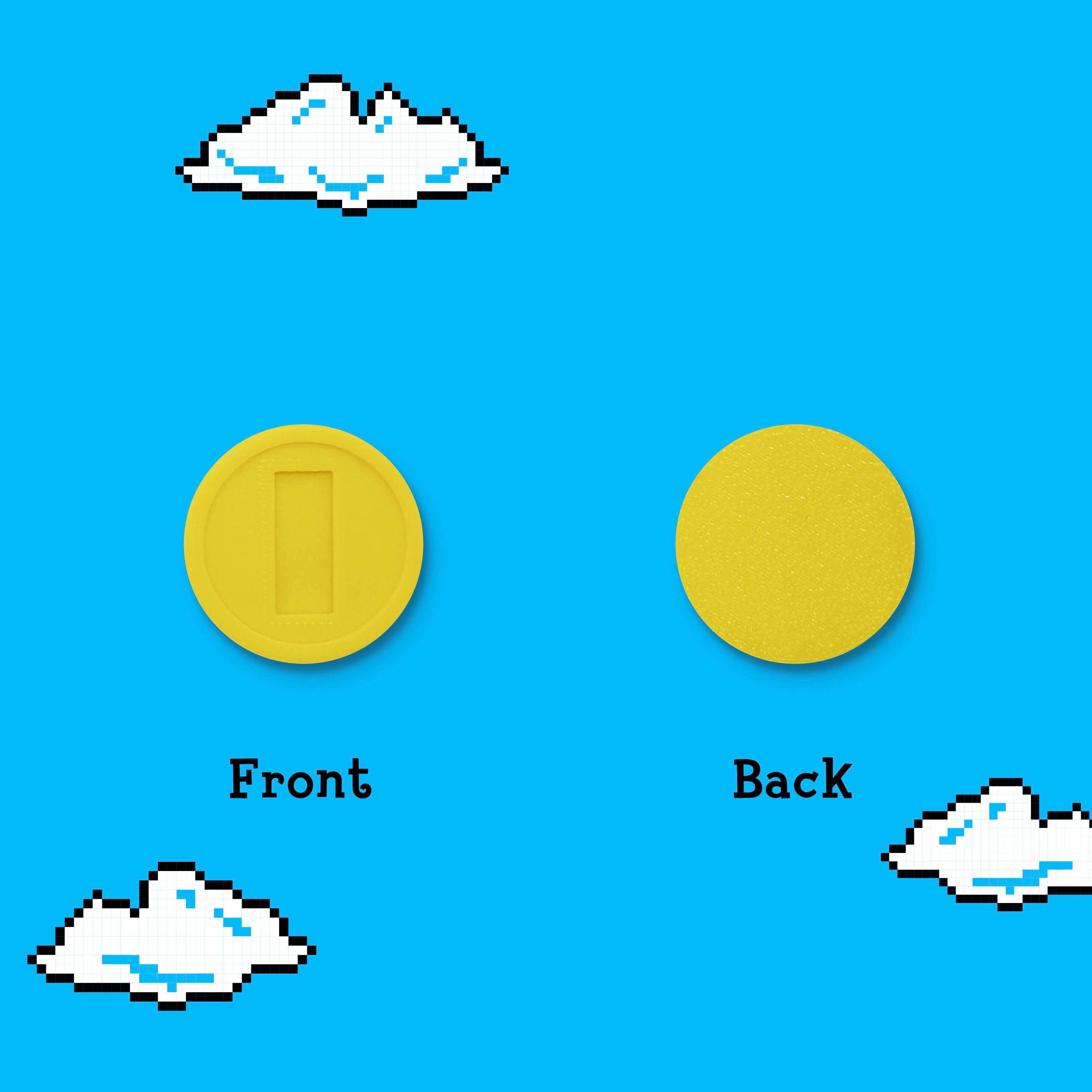 Mario Coins, Single Sided for DIY Projects