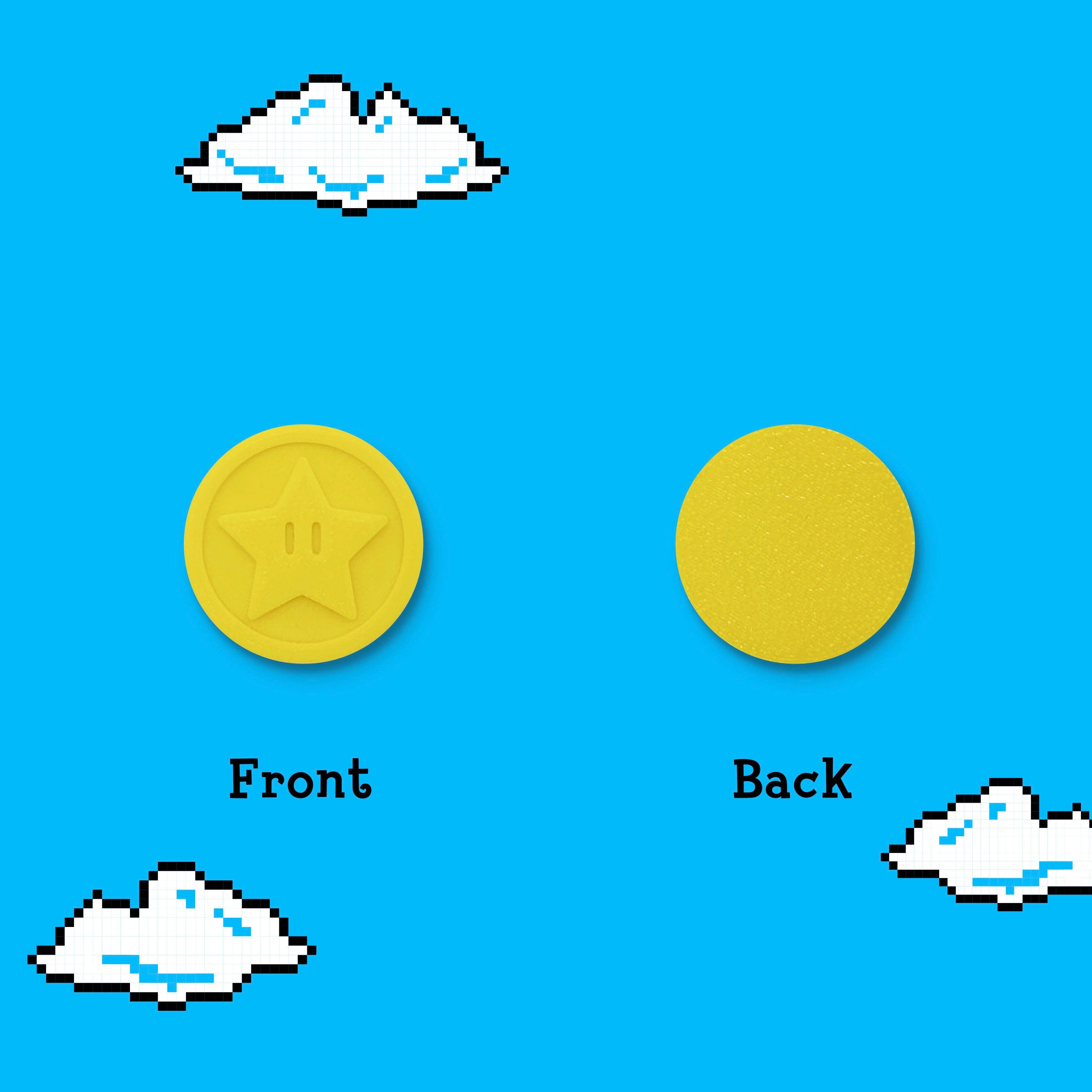 Mario Coins, Single Sided for DIY Projects